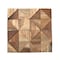 Ekena Millwork Authentic Boat Wood Mosaic Wall Tile, Natural Finish, 11 7/8"W x 11 7/8"H x 1/2"P WPW12X12AUMENA - alternate 1